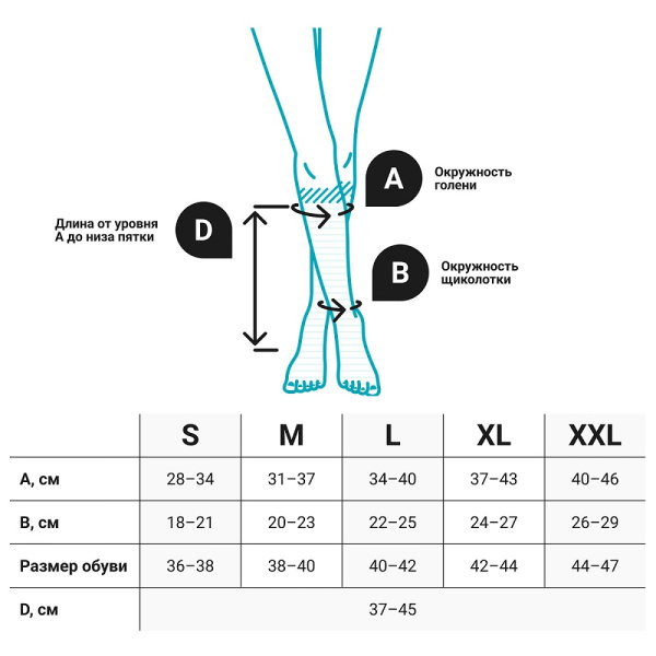 2 Гольфы компрессионные DAILY с шерстью мериноса 1C118 VENOTEKS